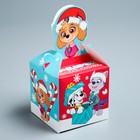 Подарочная коробка «С Новым Годом!», PAW PATROL, 9 х 9 х 9 см - Фото 1