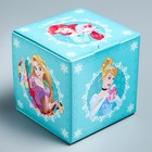 Подарочная коробка «С Новым Годом!», Принцессы, 9 х 9 х 9 см - Фото 1