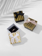 Коробочка подарочная под кольцо, серьги «Треугольники», 5×5 см, (полезная часть 4.5×4.5 см,) МИКС 4346872