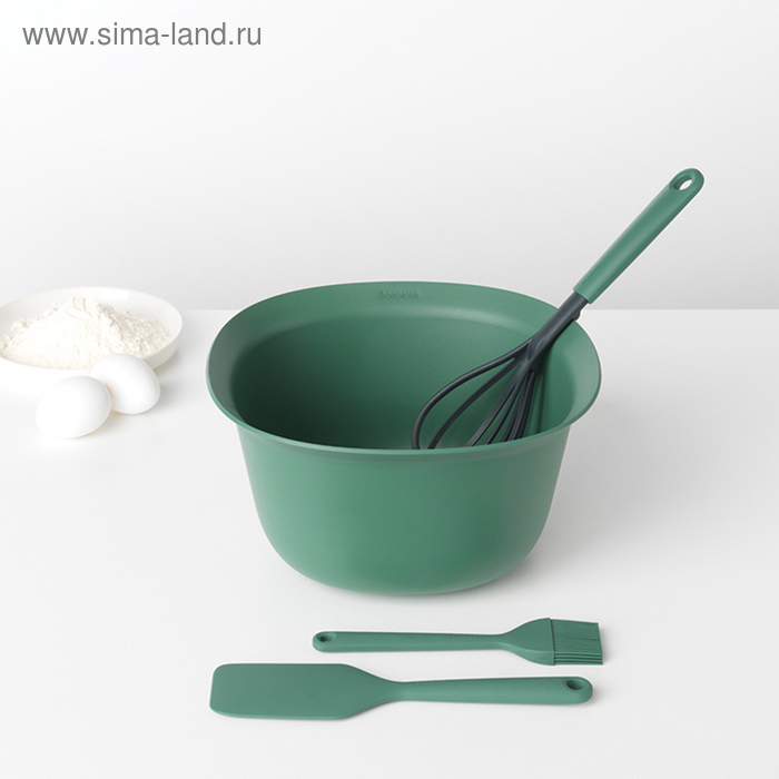 Набор для выпечки Brabantia Tasty+, цвет тёмно-зелёный, 4 предмета - Фото 1