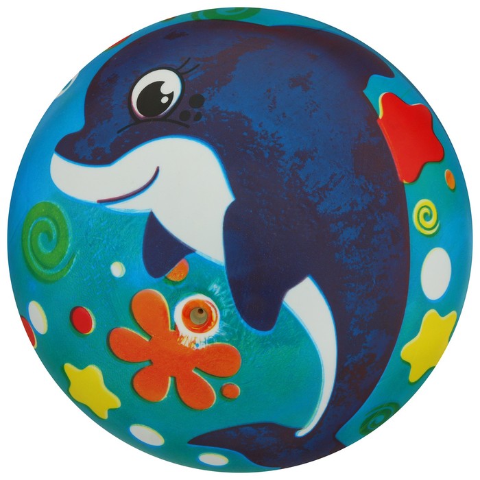 Мяч детский ZABIAKA «Дельфинчик», d=22 см, 60 г - Фото 1