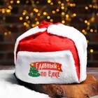 Шапка ушанка новогодняя «Главный по ёлке», р-р. 56-58 - Фото 3