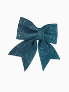 Ёлочная игрушка «Зимнее волшебство. Бант» пластик, 20×18 см, зелёный - Фото 5