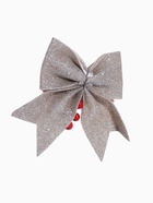 Ёлочная игрушка «Зимнее волшебство. Бант - шишки, ягодки» пластик, 21×18 см, бежевый - Фото 5