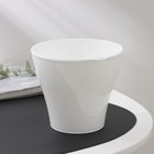 Кашпо для цветов со вставкой «Афина», 1 л, белое - Фото 2