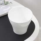 Кашпо для цветов со вставкой «Афина», 1 л, белое - Фото 3