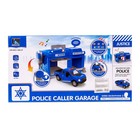 Парковка - гараж «Полицейский участок» с металлической машинкой и рацией, световые и звуковые эффекты - Фото 7