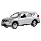 Машина металлическая инерционная Nissan X-Trail, цвет серебристый, 12 см, двери открываются 4502055 - фото 8848779