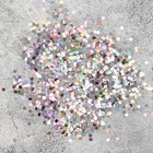 Наполнитель для воздушных шаров «Шестиугольник», 0,3 см, набор 9 шт., цвет серебро - Фото 2