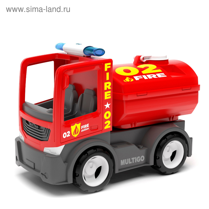 Машинка Efko MultiGo «Пожарный грузовик», с цистерной - Фото 1