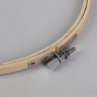 Пяльцы для вышивания, d = 20 см, цвет светлое дерево - фото 25493495