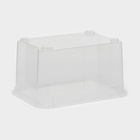 Ящик для хранения «Кристалл XS Plus», 16 л, 38.9×27.5×21.5 см, с крышкой, прозрачный - Фото 7