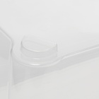 Ящик для хранения «Кристалл XS Plus», 16 л, 38.9×27.5×21.5 см, с крышкой, прозрачный - Фото 8