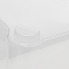 Ящик для хранения «Кристалл XS Plus», 16 л, 38.9×27.5×21.5 см, с крышкой, прозрачный - Фото 9