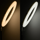 Кольцевая лампа OKIRA LED RING AX 480 E, 48 Вт, 240 светодиодов, d=45 см, + штатив, дисплей - Фото 6