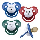 Соска - пустышка латексная классическая «Мишка», от 6 мес., цвета МИКС - Фото 1