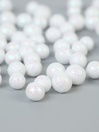 Фигурка для поделок и декора «Шар», набор 55 шт., размер 1 шт.: 0.5 — 1 см, цвет белый - Фото 1