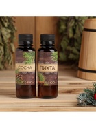 Новогодний набор ароматизаторов «Новогодняя посылочка», сосна, пихта, 2 шт. по 100 мл - Фото 3