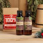 Набор ароматизаторов 2 шт по 100 мл "100% банщику", эвкалипт, кедр - Фото 1