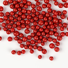 Фигурка для поделок и декора «Шар», набор 80 шт., размер 1 шт. — 0.5 см, красная - Фото 2