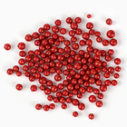 Фигурка для поделок и декора «Шар», набор 80 шт., размер 1 шт. — 0.5 см, красная - Фото 2