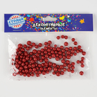 Фигурка для поделок и декора «Шар», набор 80 шт., размер 1 шт. — 0.5 см, красная - Фото 4