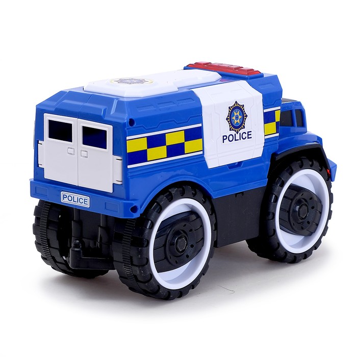 Машина инерционная «Полиция», световые и звуковые эффекты - фото 1880492440