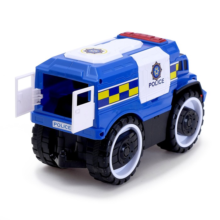 Машина инерционная «Полиция», световые и звуковые эффекты - фото 1880492441