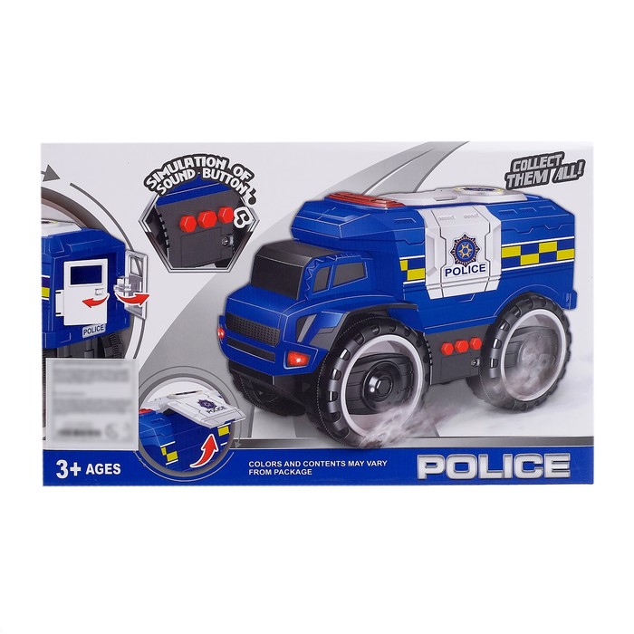 Машина инерционная «Полиция», световые и звуковые эффекты - фото 1912231010