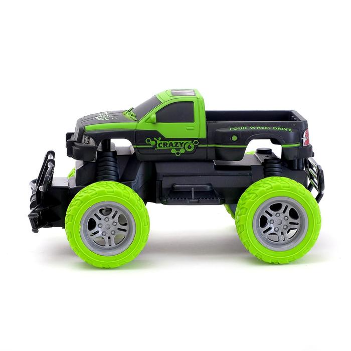 Джип радиоуправляемый «Экстримал», работает от батареек, цвет зелёный 45426