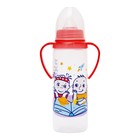 Бутылочка для кормления с ручками и силиконовой соской, 250 мл, от 6 мес., цвета МИКС - Фото 5