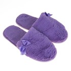 Тапочки женские цвет фиолетовый, размер 35 - фото 8849290