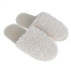 Тапочки женские цвет бежевый, размер 36-37 - Фото 1