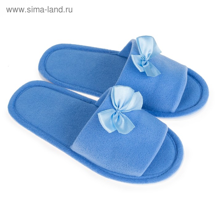 Тапочки женские домашние TAP MODA, размер 38-39, голубые - Фото 1