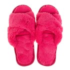 Тапочки женские цвет малина, размер 35 - Фото 2