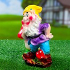 Садовая фигура "Гном с мухомором" - Фото 5