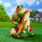 Садовая фигура "Лягушка с лисичками большая" - Фото 2