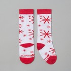 Гольфы Крошка Я "Снежинка", белый, 12-14 см - Фото 2