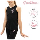Майка-борцовка для гимнастики и танцев Grace Dance, р. 38, цвет чёрный - фото 298209156