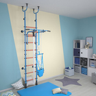 Детский спортивный комплекс Polini Sport Active, комбинированный, лазурный - Фото 4