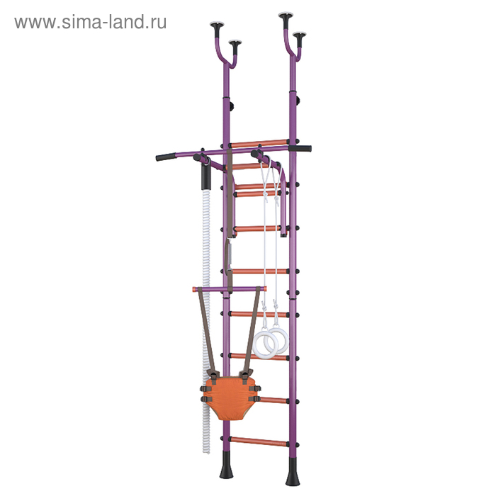 Детский спортивный комплекс Polini Sport Neo, враспор, фиолетовый - Фото 1