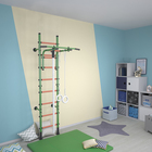 Детский спортивный комплекс Polini Sport Turbo, пристенный, зеленый - Фото 6