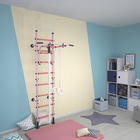 Детский спортивный комплекс Polini Sport Turbo, пристенный, розовый - Фото 7