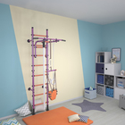 Детский спортивный комплекс Polini Sport Turbo, пристенный, фиолетовый - Фото 7