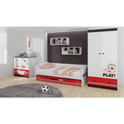 Комод Polini kids Fun 3290 «Футбол», цвет красный - Фото 3