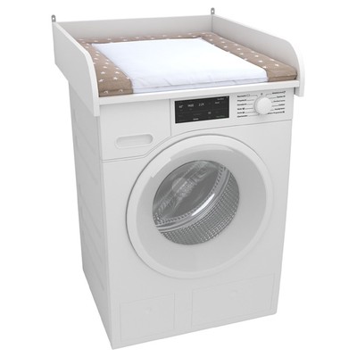 Рамка пеленальная для стиральной машины Polini kids Simple 600, белая