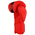 Перчатки боксёрские FIGHT EMPIRE, 10 унций, цвет красный - Фото 3