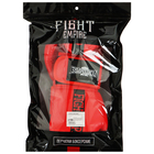 Перчатки боксёрские детские FIGHT EMPIRE, красные, размер 10 oz - Фото 4