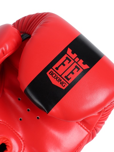 Перчатки боксёрские детские FIGHT EMPIRE, красные, размер 10 oz