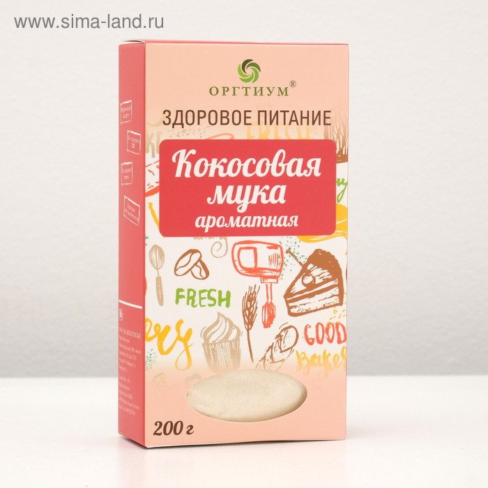 Кокосовая мука, ароматная, 200 г - Фото 1